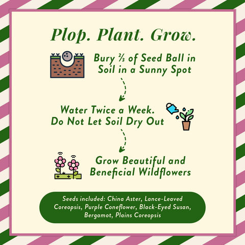 Modern Sprout seed ball poop unicorn design promotes playful planting for families