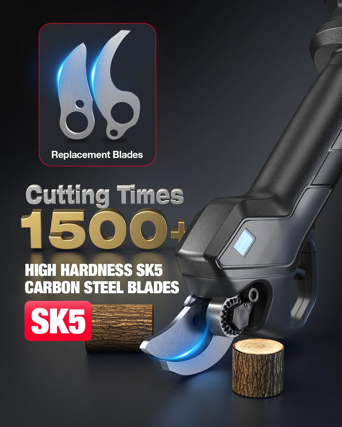 Modofo pruning shears cut up to 1.6 inches for robust trimming