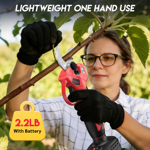 MODOFO electric pruning shears cordless design enables easy garden pruning anywhere