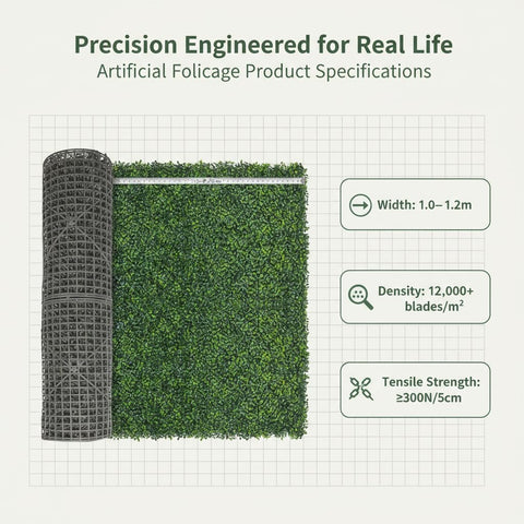 Moeput eco-friendly artificial plant board resists fading and odors