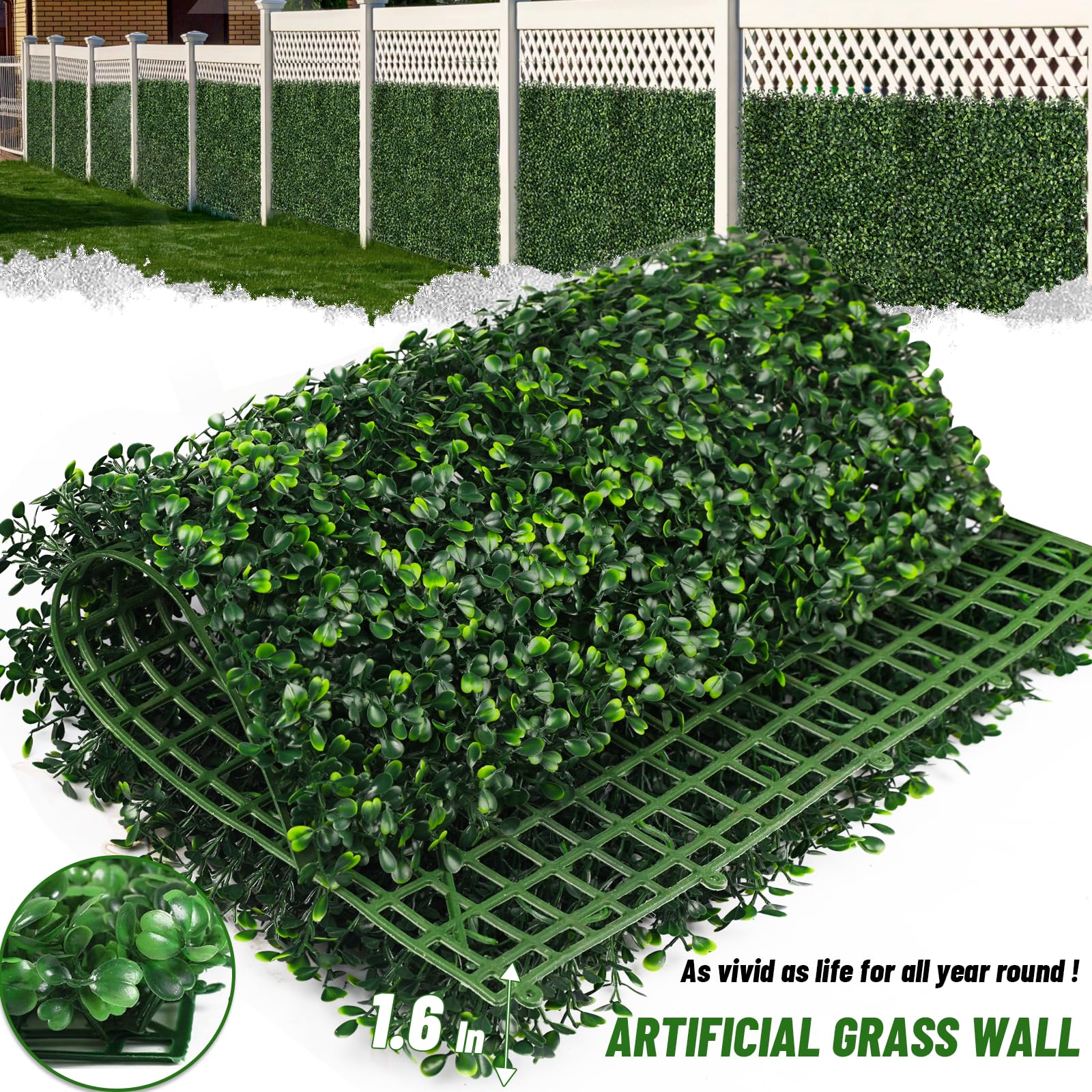 Moeput privacy fence decor suitable for indoor or balcony spaces