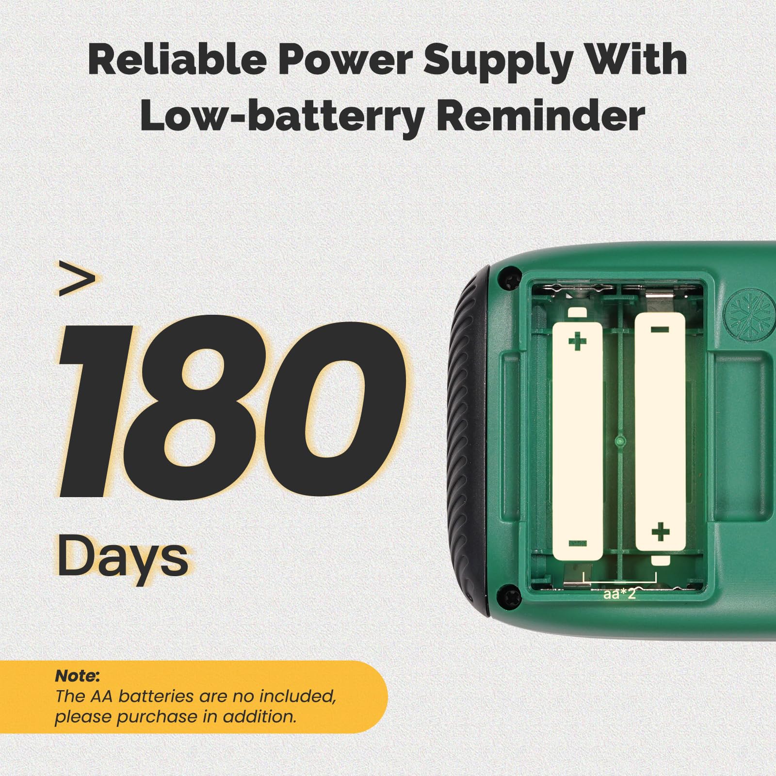Outdoor installation of MOES timer with simple setup and weather-resistant design.