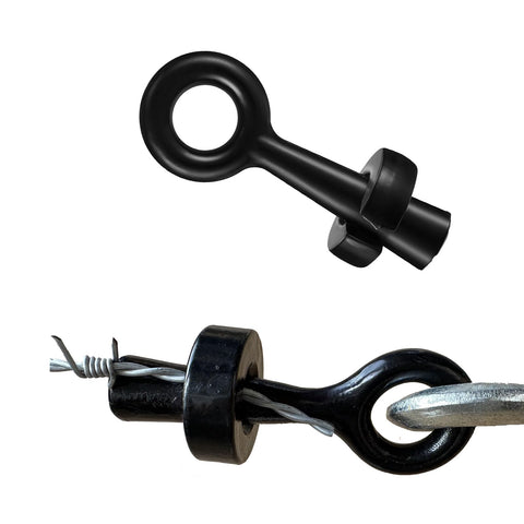 MOEUFFIR barbed-wire pullers set in assembly for secure wire tightening.