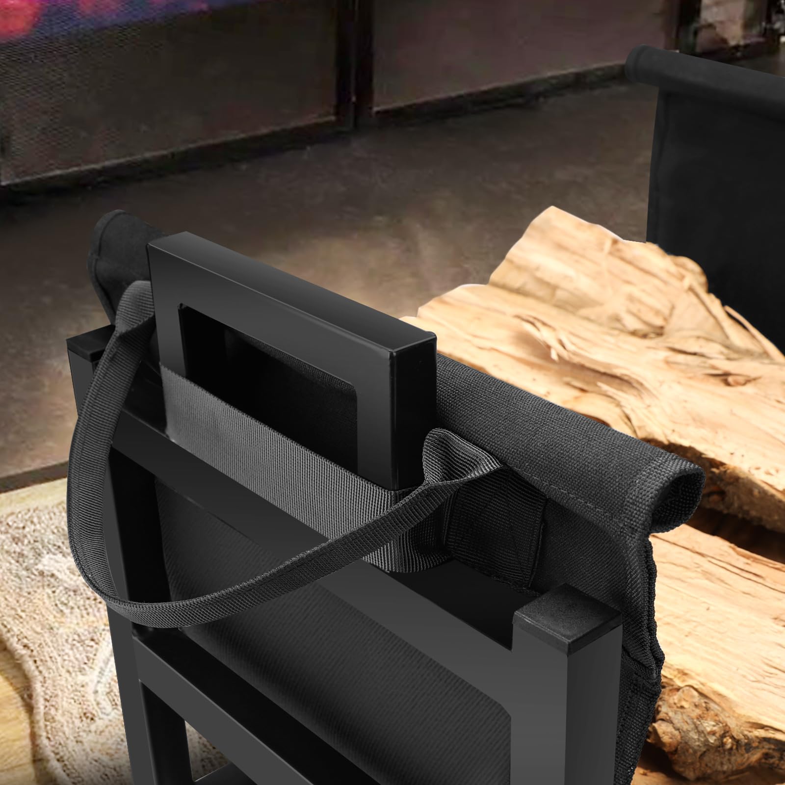 MOFEEZ powder-coated steel frame offers durable, weather-resistant indoor use.