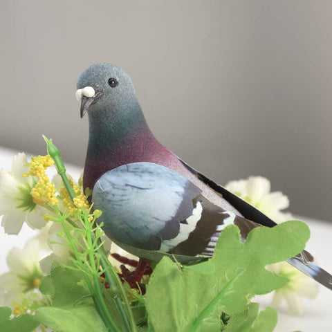 MOFUCA pigeon foam wings show feather-like detail ideal for props.