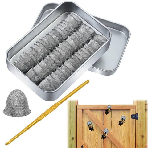 Mofuiry 41-piece stainless steel corks kit for porch and fence repair.