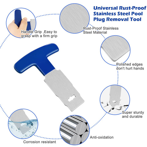 Mofuiry durable metal construction withstands pool maintenance tasks