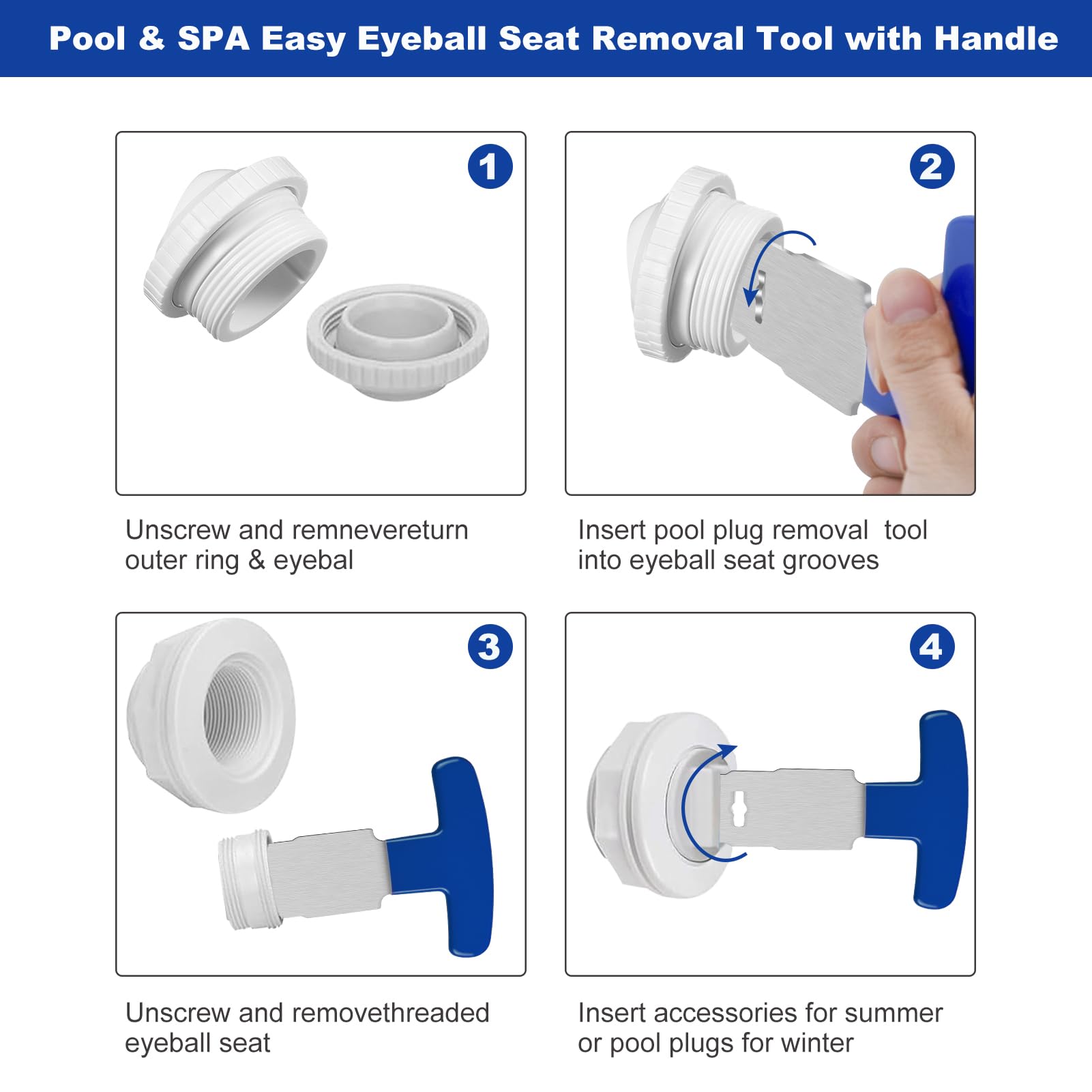 Mofuiry user-friendly rotation action aids smooth plug removal