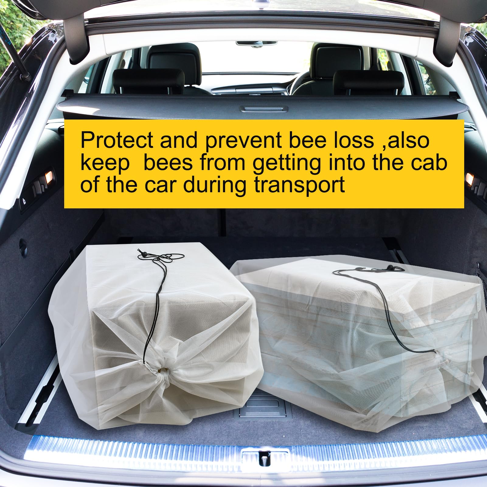 Large 35×37 inch size accommodates most hive boxes for versatile beekeeping tasks.