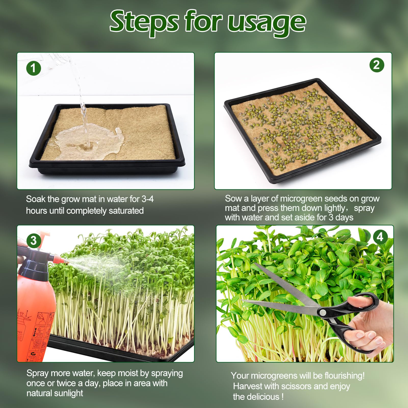 Mofuiry BPA-free reusable tray built to last through seasons.