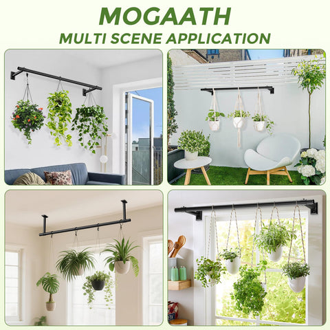 Mogaath heavy-duty plant hanger assembly for quick setup