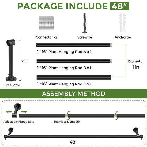 Mogaath heavy-duty steel construction supports secure, wobble-free display.