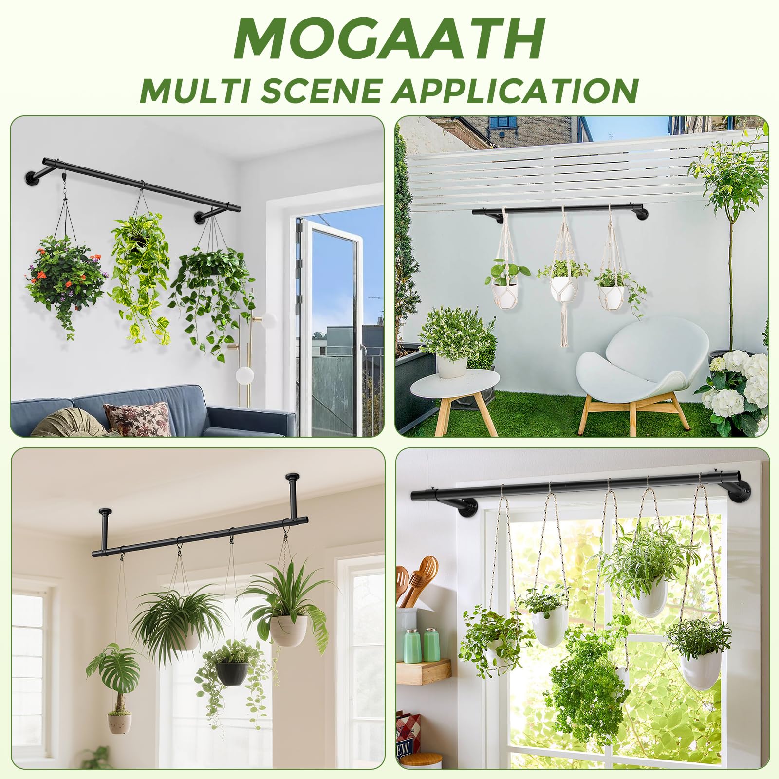 Mogaath indoor greens display by window creates a bright, space-saving focal point.