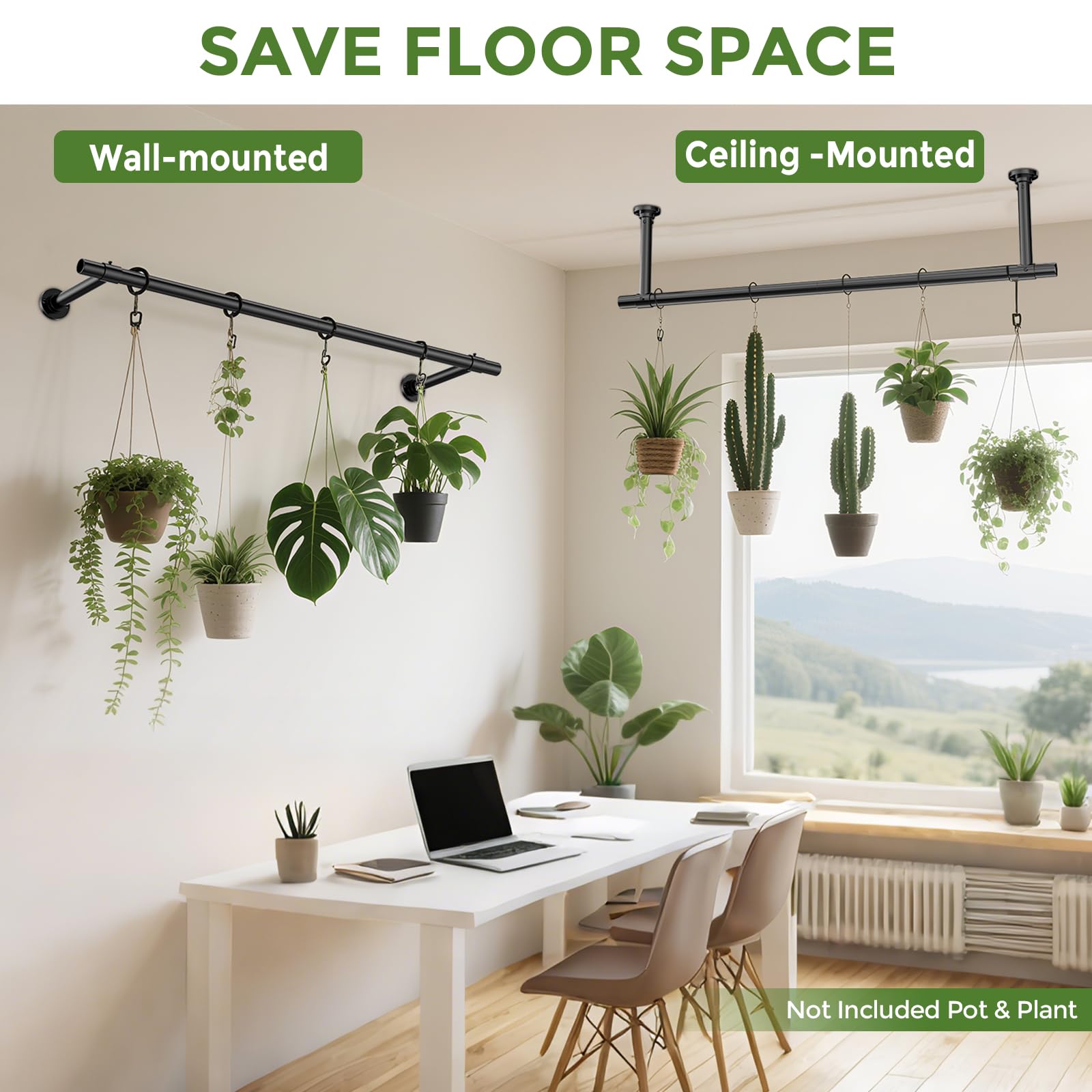 Mogaath macrame plants display shows versatile indoor styling.