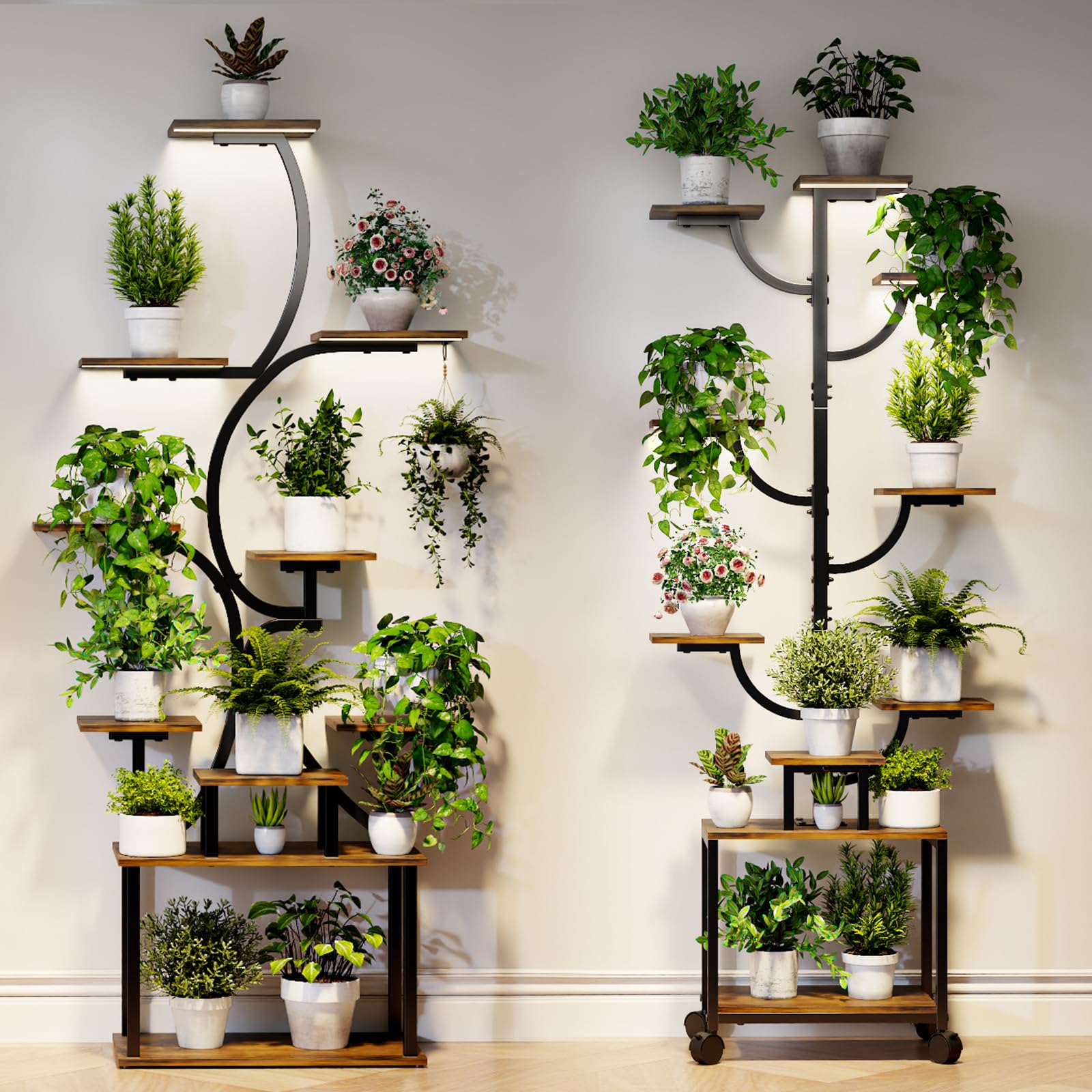 Mogaath simple assembly lets you enjoy a lush plant corner quickly
