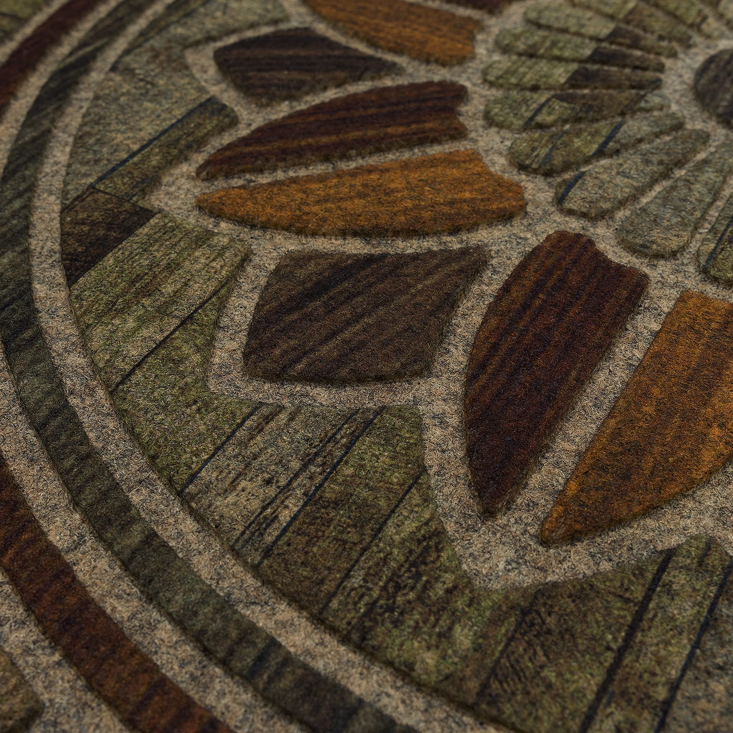 Mohawk Home entryway doormat easy-care finish suggests simple upkeep and quick cleaning.
