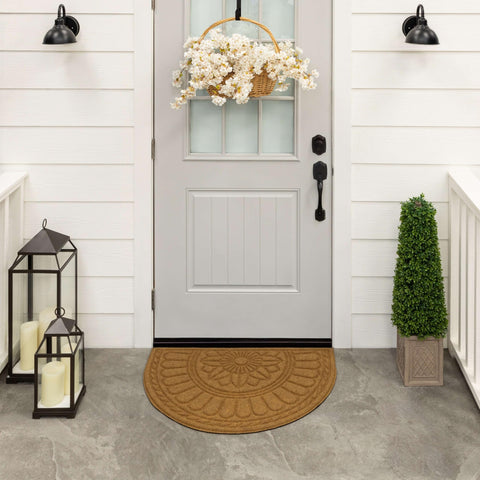 Mohawk Home entryway door mat front view shows durable, stylish design for any foyer