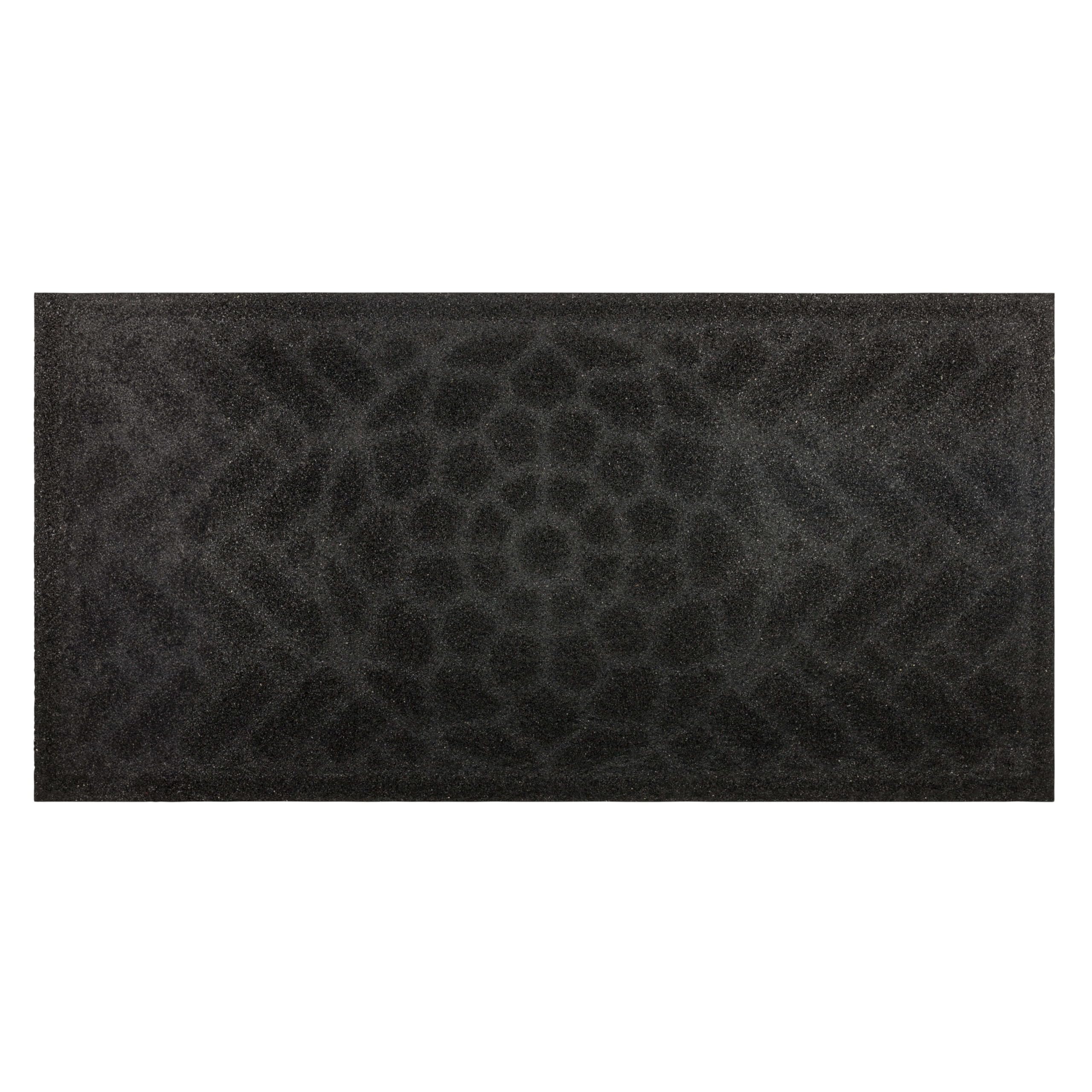 Mohawk Home Medallion Grain door mat easy cleaning with vacuum or hose.
