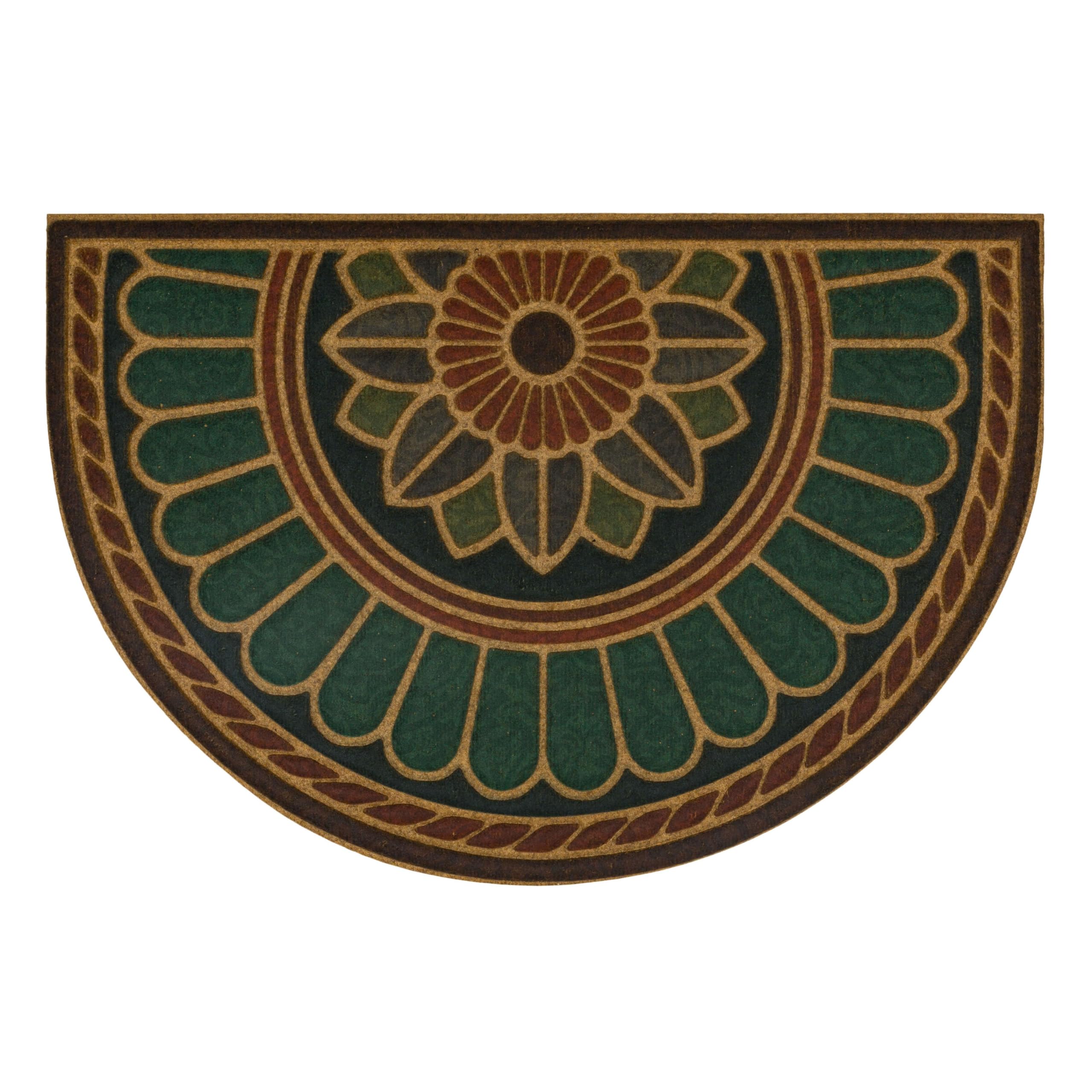 Mohawk Home Swirl Rust door mat, casual ornamental style for inviting entryways.
