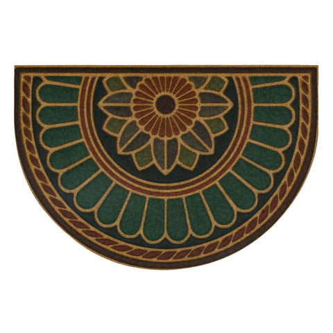 Mohawk Home Swirl Rust door mat, casual ornamental style for inviting entryways.