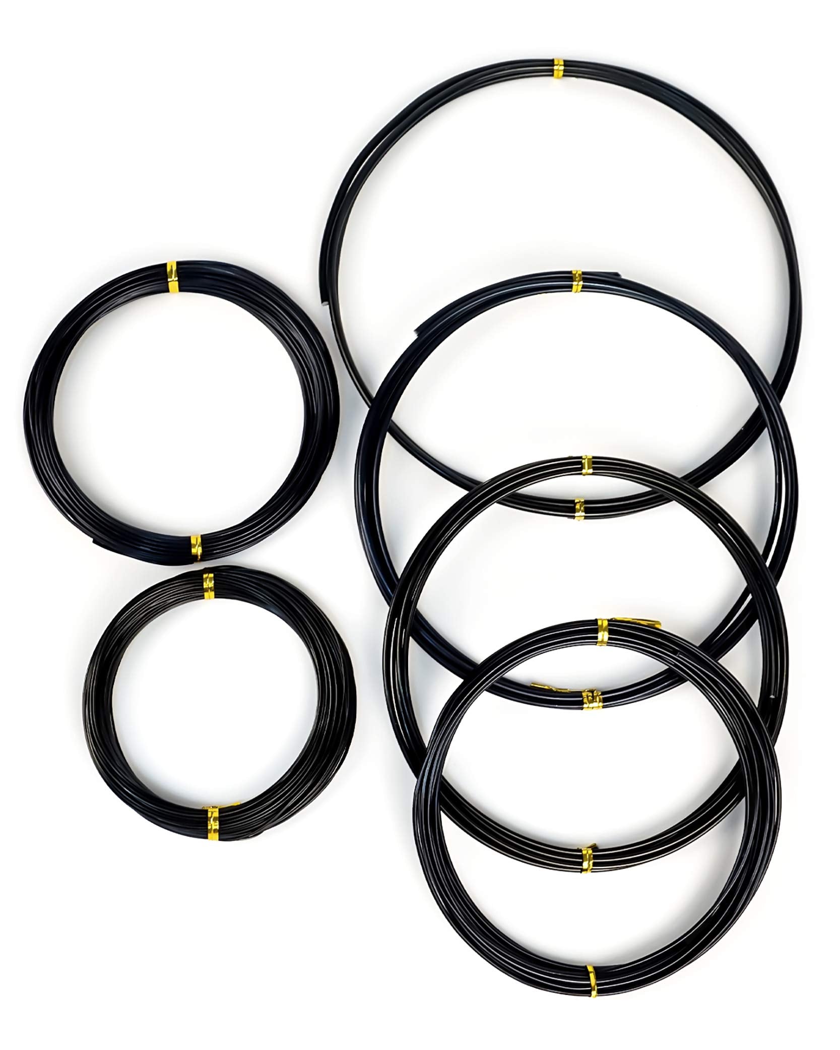 MoHern bonsai wire spool close-up showing flexible aluminum for shaping