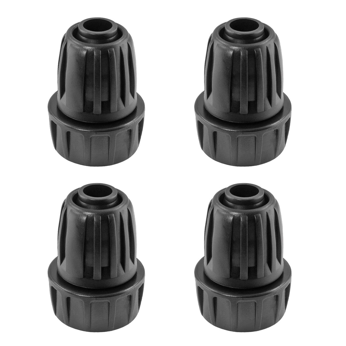 Moicstiy drip irrigation hose adapter set for secure 1/2 in tubing connections and leak prevention.