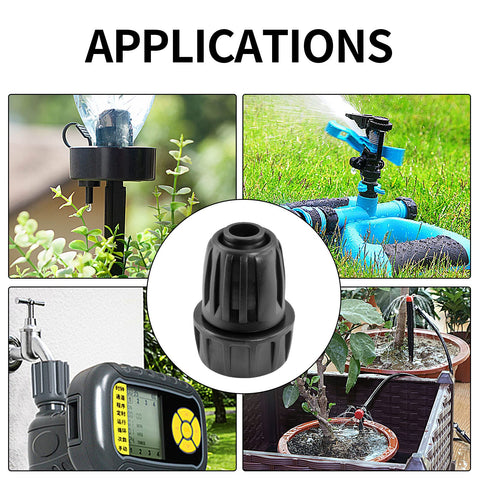 Moicstiy reusable drip irrigation adapter supports easy disassembly and recycling.