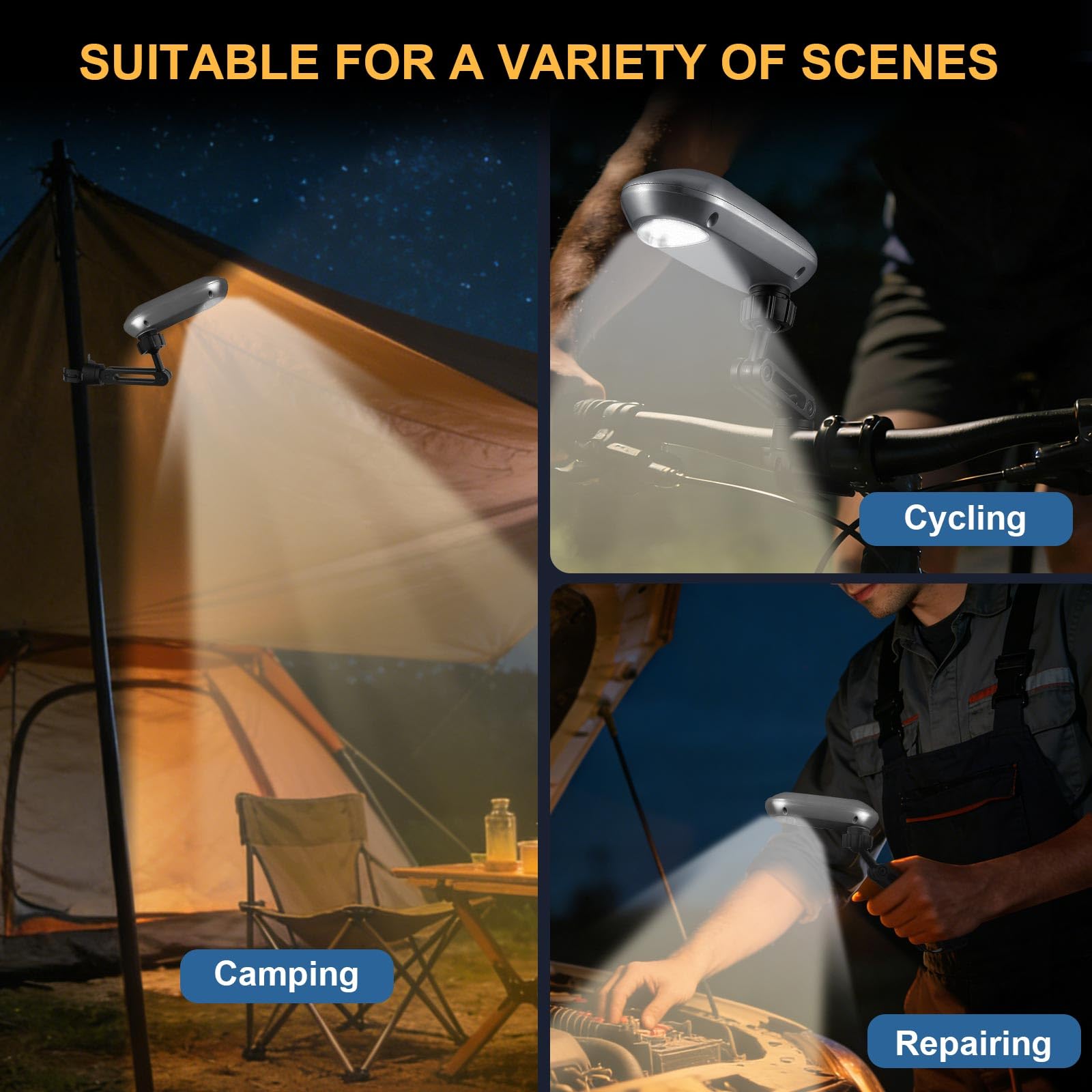 MOIPEJO grill light compatibility with Blackstone and Weber extends versatility.