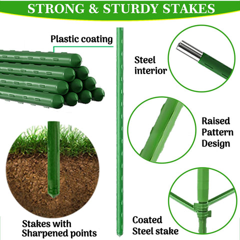 Moirsunt adjustable height cages grow with your tomato plants