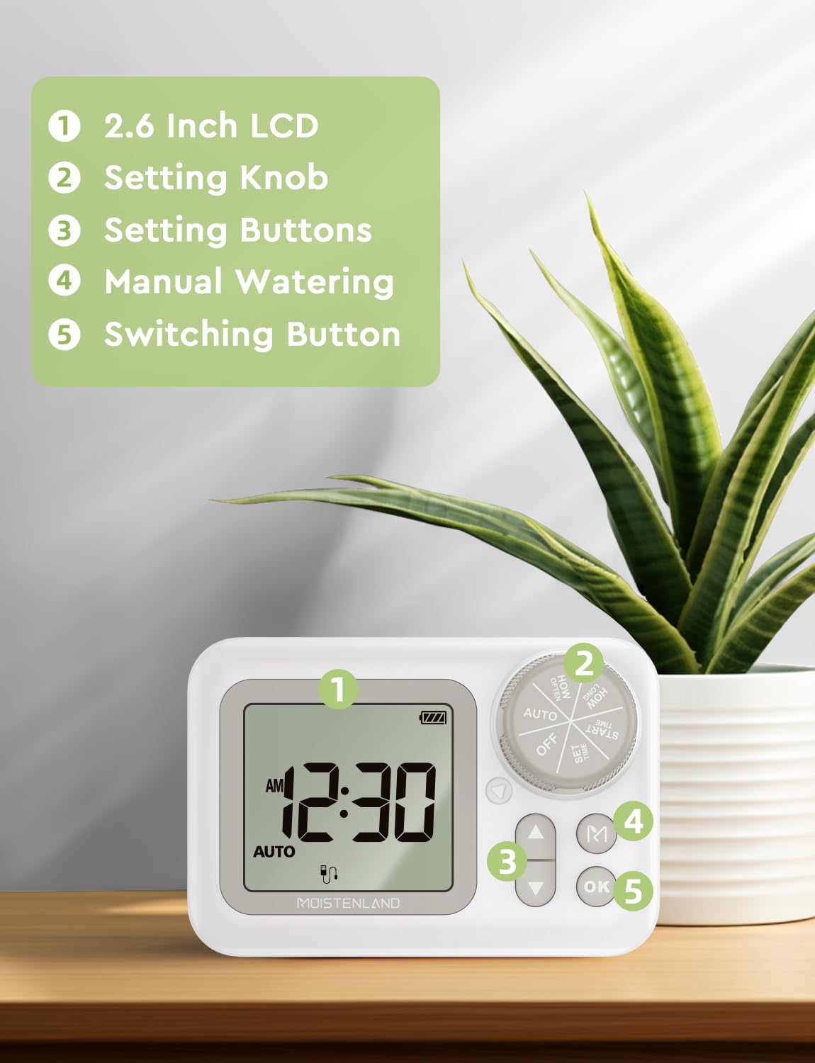 Moistenland 15-minute installation shown for DIY gardeners