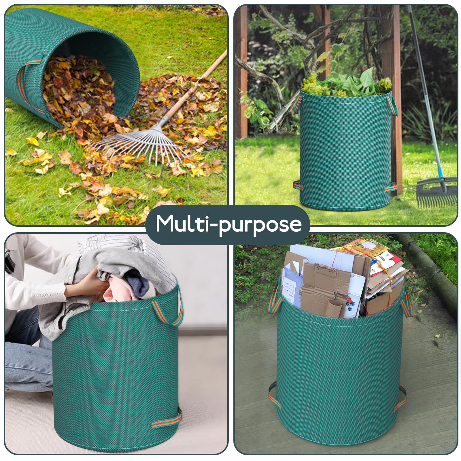 MOKANI reusable bags with double stitching and double layer bottom
