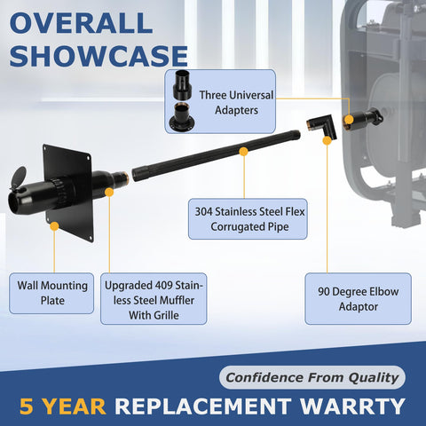 Mokemok silencer kit shows threaded connector for secure, leak-free operation.