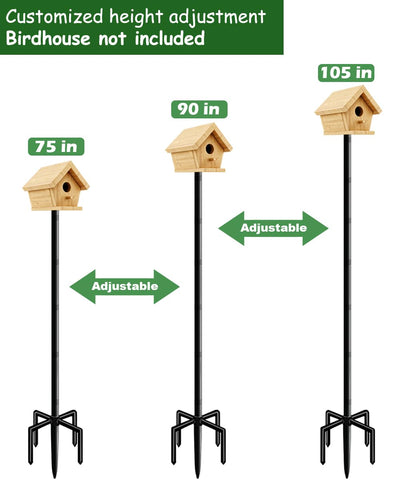 Black lacquered Mokeyder pole showing rust resistance and durability