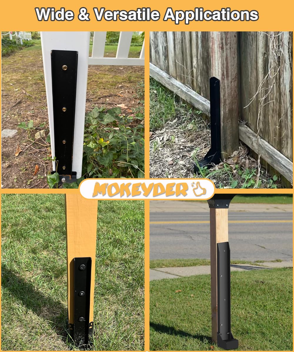 Mokeyder gift ready fence repair kit black for DIY projects
