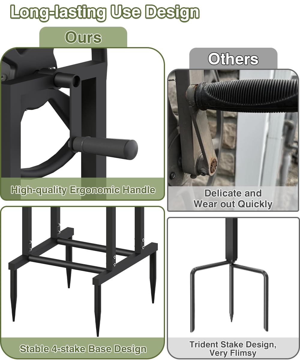 Mokeyder space-saving design reduces clutter and hazards in outdoor areas