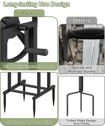 Mokeyder space-saving design reduces clutter and hazards in outdoor areas