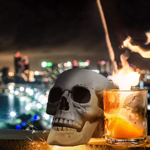 MOKRY PARTY versatile photo prop and prank-friendly skull decoration.