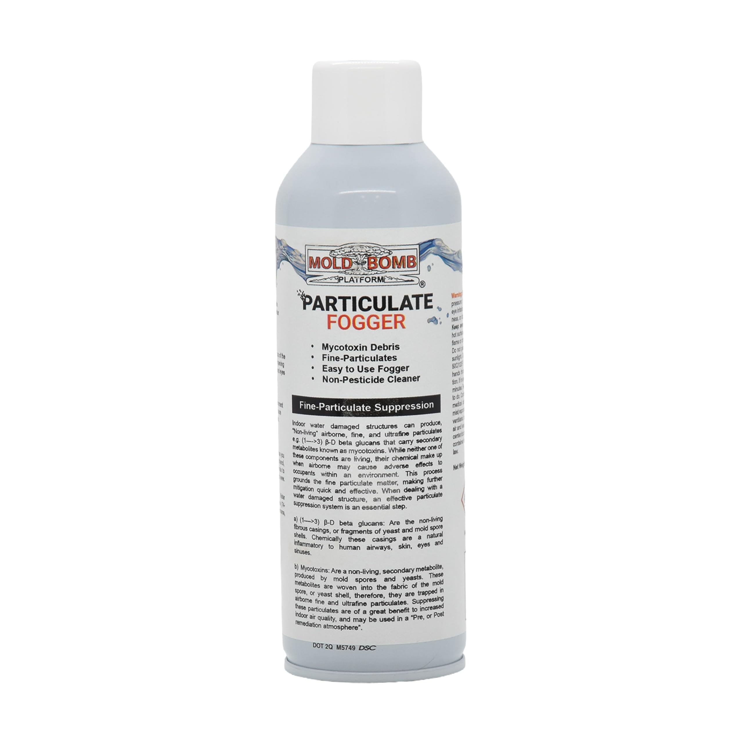 MOLD BOMB Fogger supports fresher indoor air after damp conditions.