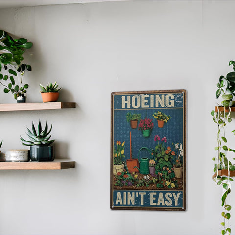 MOLESS outdoor decor sign suits gardens and patios, weather-resistant.