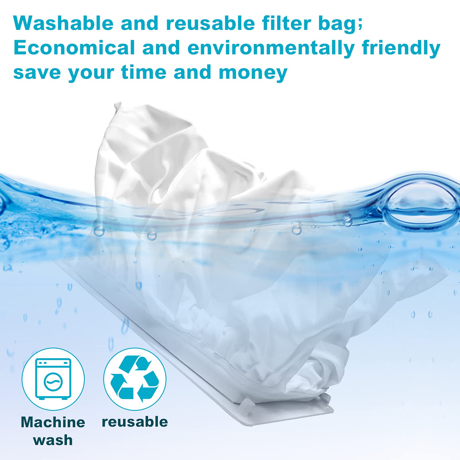 Molidan 99954307-R1 compatible bag fits Maytronics parts for consistent filtration