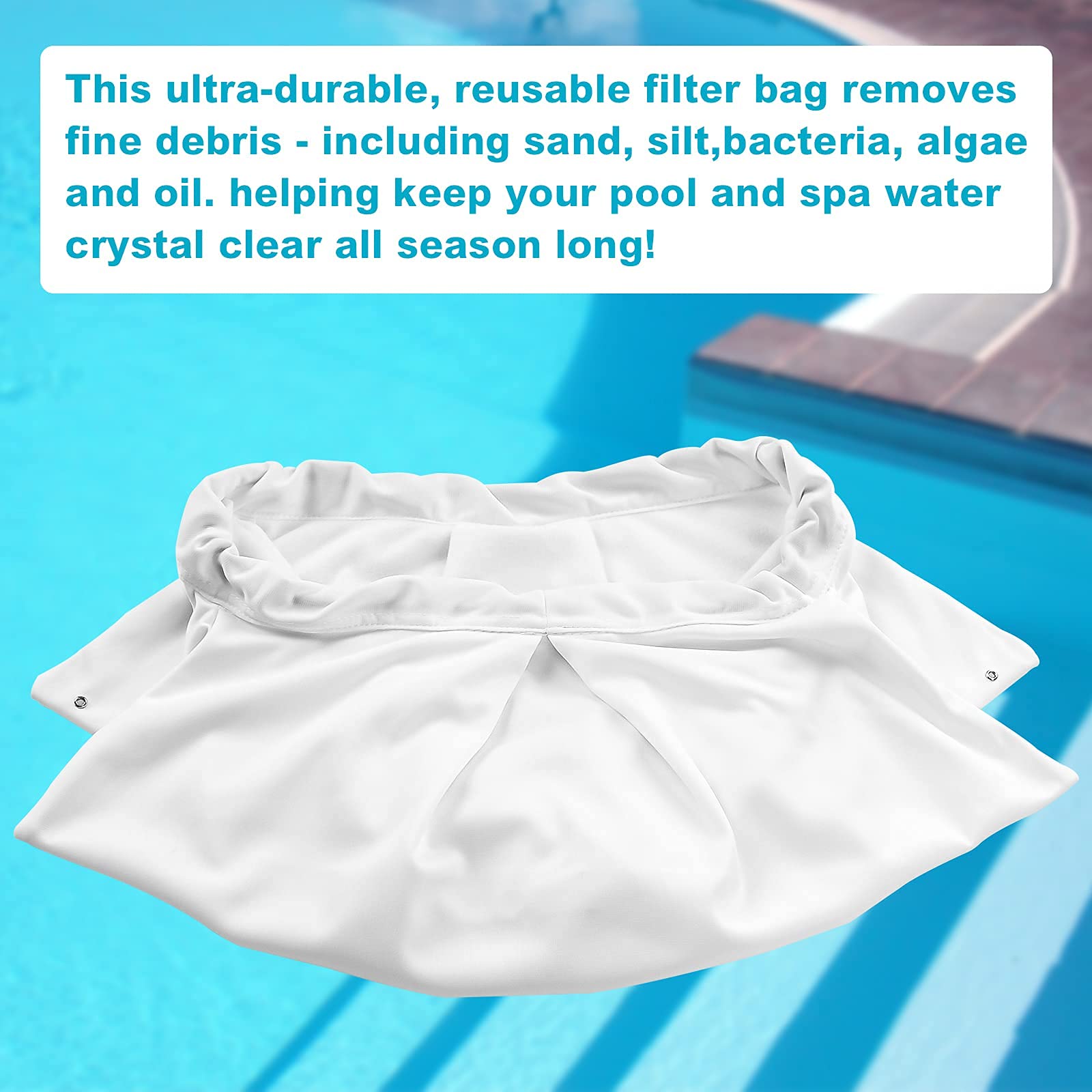Molidan Aquabot Dolphin bag supports reliable debris containment during cleaning
