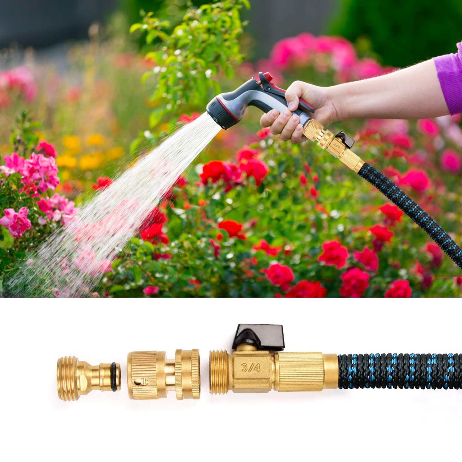 MOLIK quick-connects support up to 120 PSI for steady water flow