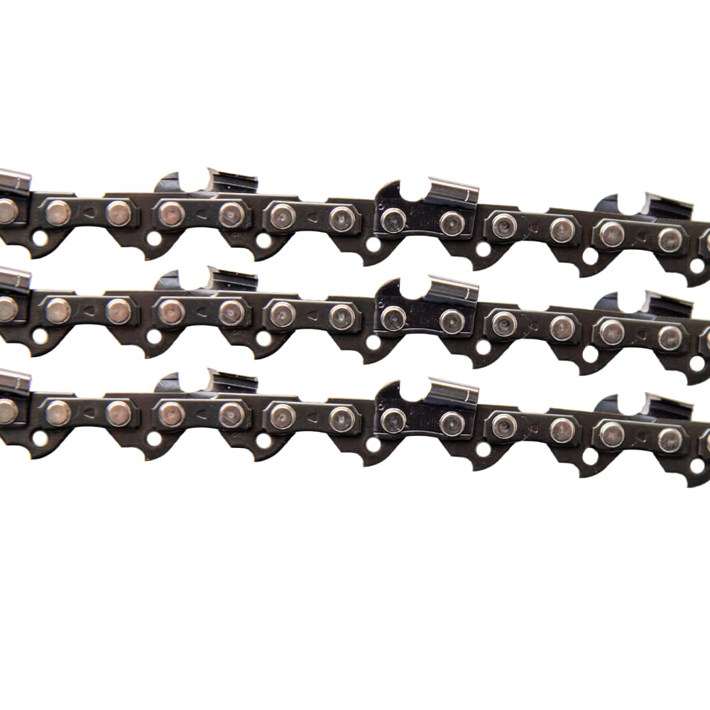 Molten Dewalt 12in chain on bar demonstrates correct alignment for safe use.