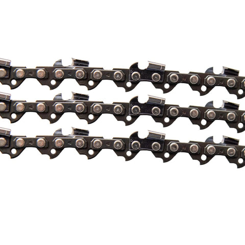 Molten Dewalt 12in chain on bar demonstrates correct alignment for safe use.