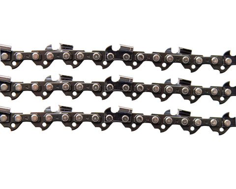 Safety reminder: Molten chain use with proper tension and PPE guidance.
