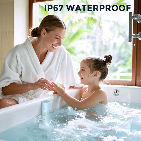 MOMFANN bath jets tub adjustable-dial for precise comfort control during baths.