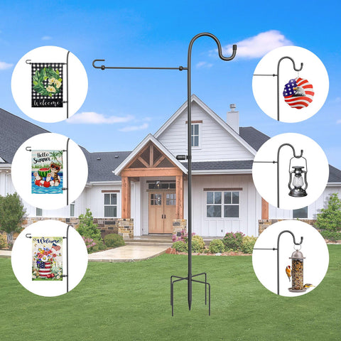 Monalife assembled-flag-stand shows quick setup with three-piece poles for easy assembly.
