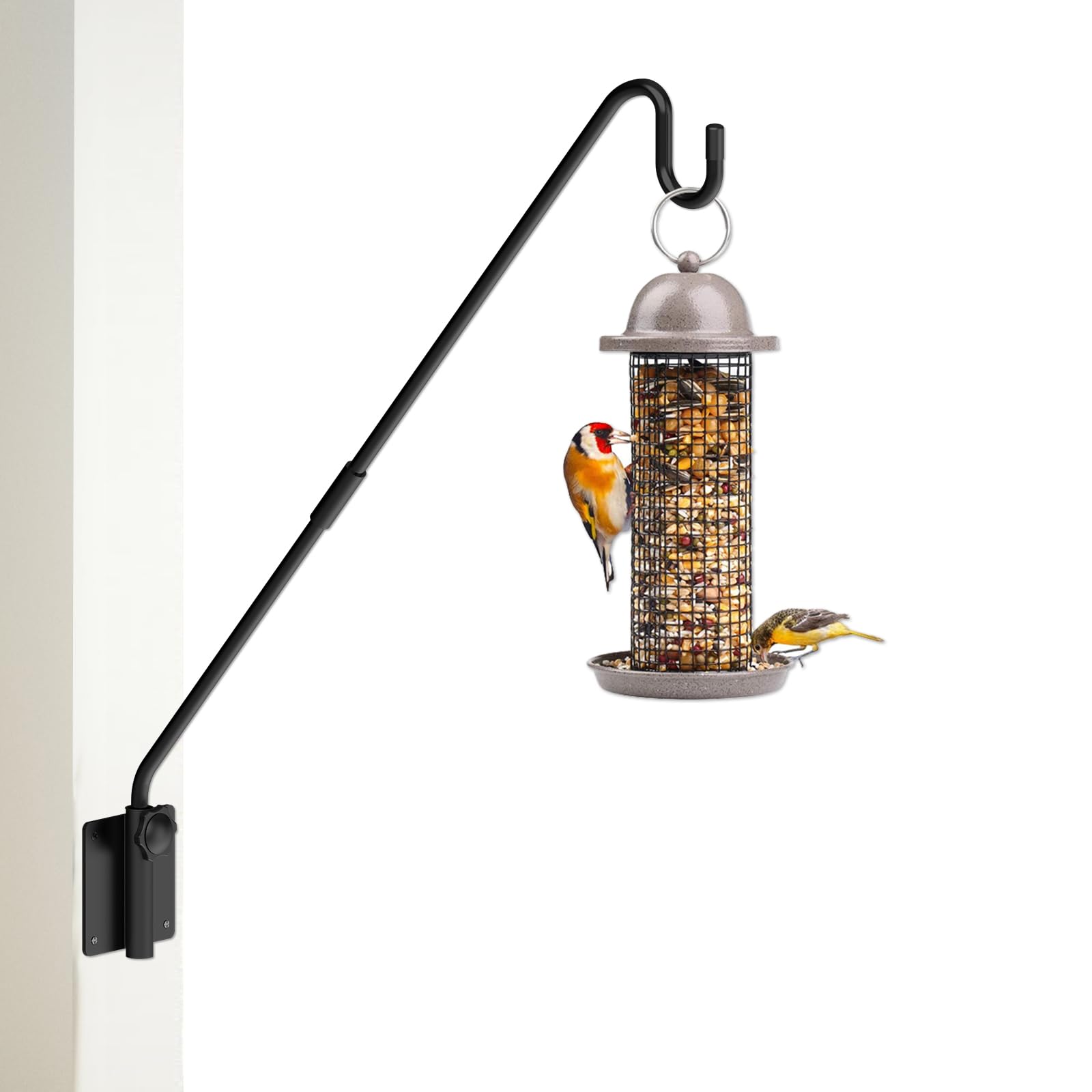 Monalife deck hook with 360° rotating bracket for outdoor hanging