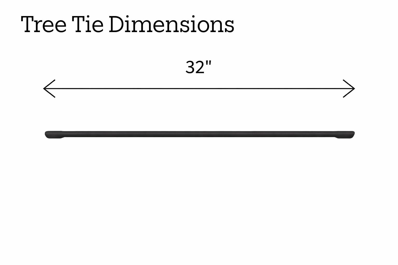 MONARCA SUPPLIES Tree Ties 32-inch length ideal for small to medium trees and plants.