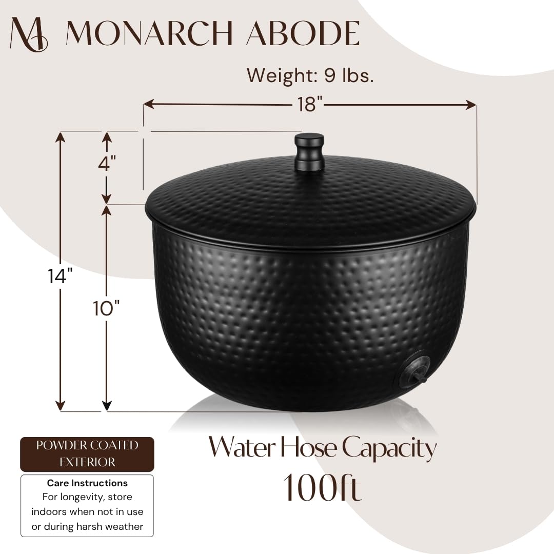 Monarch Abode outdoor-metal-construction delivers rust-resistant durability for year-round use.